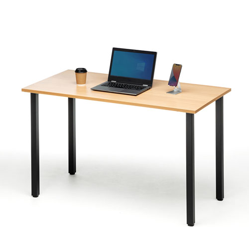 フリースタイルデスク(木目・幅1200×奥行き600×高さ720mm・耐荷重50㎏)