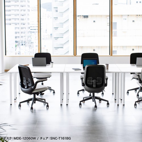 フリースタイルデスク(ホワイト・幅1200×奥行き600×高さ720mm)