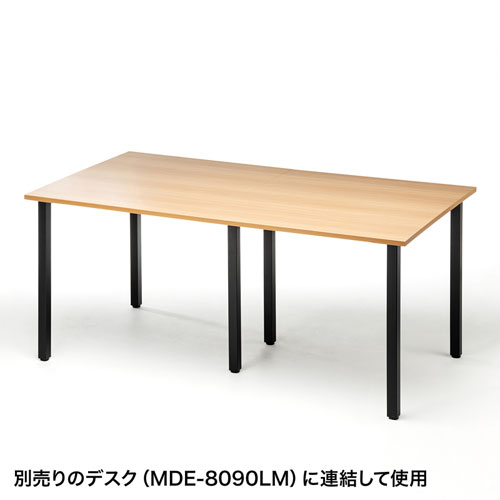 フリースタイルデスク(木目・増結用・幅800×奥行き900×高さ720mm)