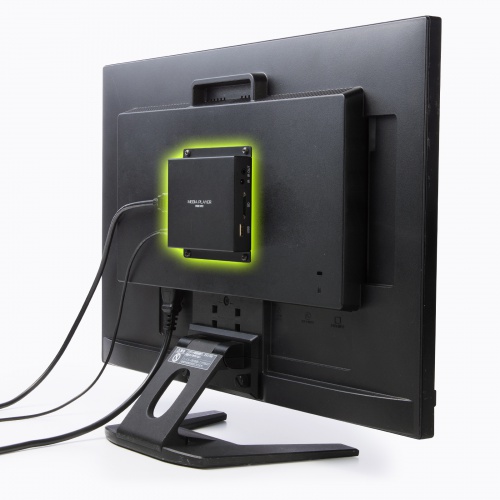 メディアプレーヤー（VESAマウント対応・フルHD・デジタルサイネージ・自動再生・タイマー機能付き・HDMI・RCA・SDカード・USBメモリ・オートプレイ・動画・画像）