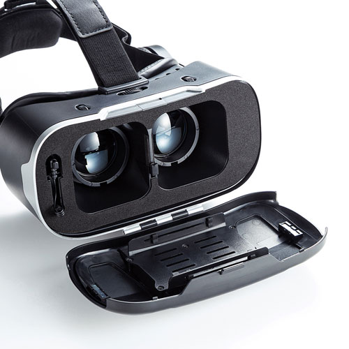 【アウトレット･訳あり・セール】VRゴーグル(3D・ヘッドホン付き・4～6インチスマホ対応)