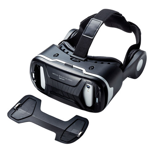 【アウトレット･訳あり・セール】VRゴーグル(3D・ヘッドホン付き・4～6インチスマホ対応)