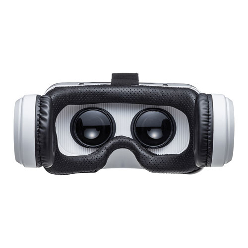 【訳あり 新品】VRゴーグル（ヘッドホン付き・Bluetoothコントローラー内蔵・再生/停止/音量調節ボタンつき）