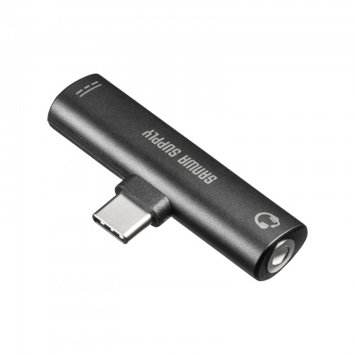 【訳あり 新品】Type-Cオーディオ変換アダプタ（USB Type-Cポート用・USB PD対応）MM-ADUSBTC2