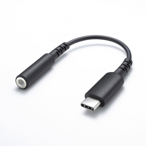 Type-Cオーディオ変換アダプタ（ケーブルタイプ・ケーブル長15cm・3.5mm・4極ミニジャック・スマホ・タブレット）