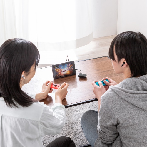 Bluetoothオーディオトランスミッター（低遅延・apt-X Adaptive 対応・受信/送信 両対応・バッテリー充電式・コンパクト・2台同時接続・高音質・ブラック）