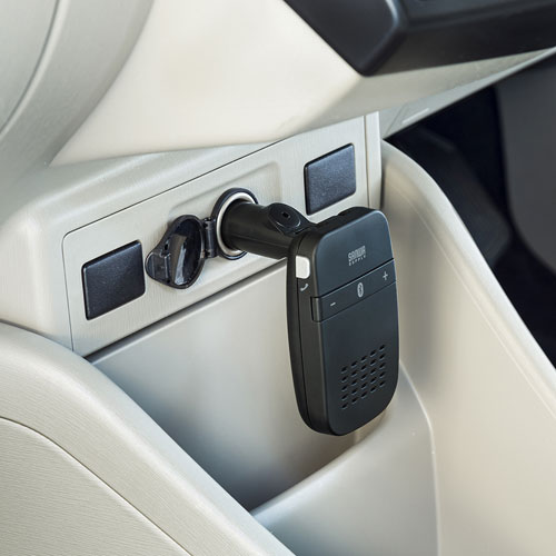 ハンズフリーカーキット（Bluetooth・無線・ブラック・通話・シガーソケット充電）