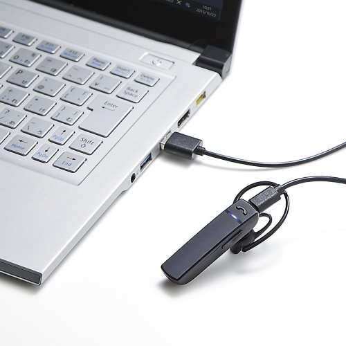 Bluetoothヘッドセット（片耳タイプ・ワイヤレス・モノラルイヤホン・12時間連続使用可能）