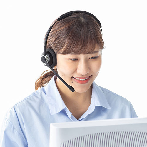 Bluetoothヘッドセット(ワイヤレス・片耳・オーバーヘッド・コールセンター向け)