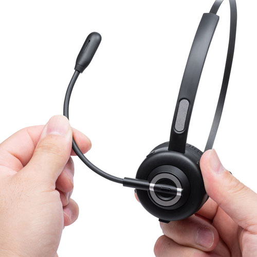 ３個セット：Bluetoothヘッドセット（片耳タイプ） MM-BTMH57BK ヘッドセット（Bluetooth・片耳タイプ・充電クレードル付き
