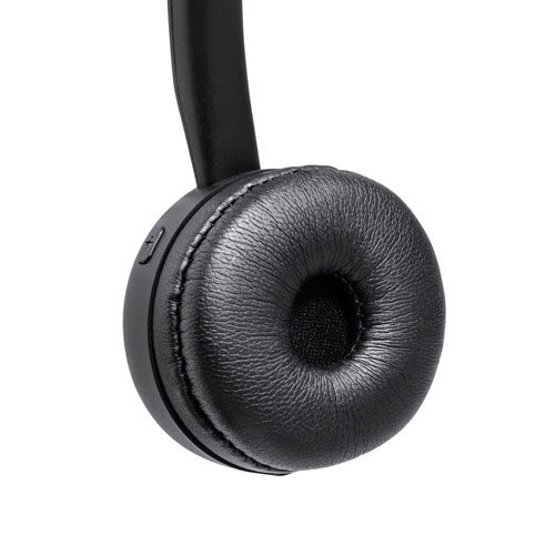 ヘッドセット（Bluetooth・片耳タイプ・充電クレードル付き・軽量・単一指向性マイク・ブラック）