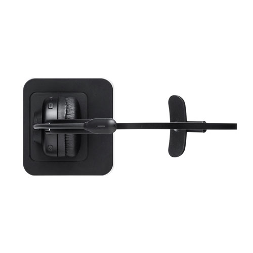 ヘッドセット（Bluetooth・片耳タイプ・充電クレードル付き・軽量・単一指向性マイク・ブラック）