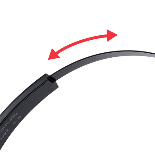 ヘッドセット（Bluetooth・片耳・オーバーヘッド・単一指向性・マルチペアリング・ブラック）