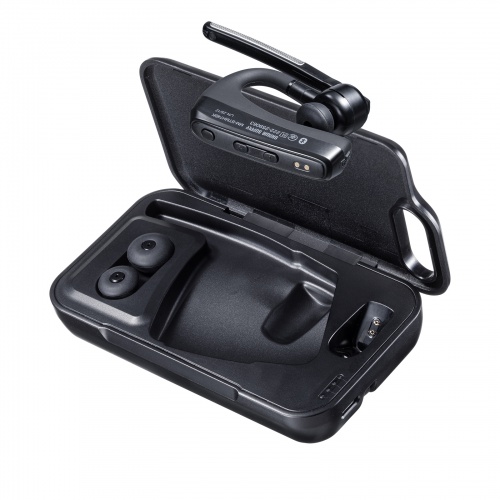 Bluetoothヘッドセット 片耳 充電ケース 充電スタンド デュアルマイクノイズキャンセル USB-C充電 左右耳対応 マルチポイント