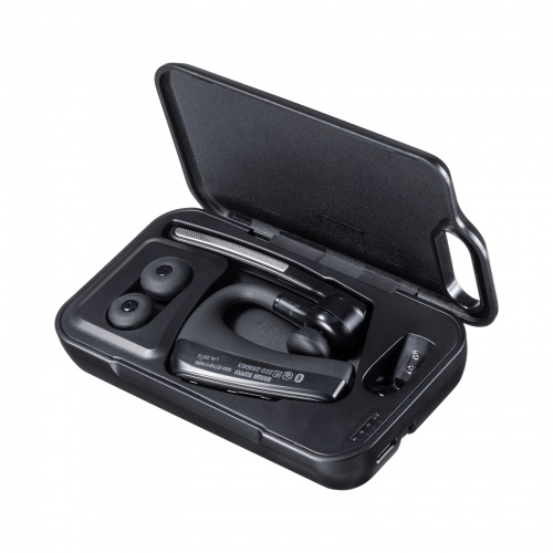 Bluetoothヘッドセット 片耳 充電ケース 充電スタンド デュアルマイクノイズキャンセル USB-C充電 左右耳対応 マルチポイント