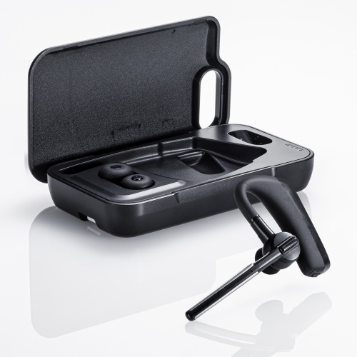 Bluetoothヘッドセット 片耳 充電ケース 充電スタンド デュアルマイクノイズキャンセル USB-C充電 左右耳対応 マルチポイント