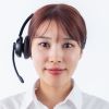 Bluetoothヘッドセット（片耳・単一指向性・Windows・Mac・軽量・無線・USB-C充電・両耳対応・マルチペアリング・大型イヤーパッド・ブラック）
