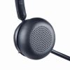 Bluetoothヘッドセット（片耳・単一指向性・Windows・Mac・軽量・無線・USB-C充電・両耳対応・マルチペアリング・大型イヤーパッド・ブラック）