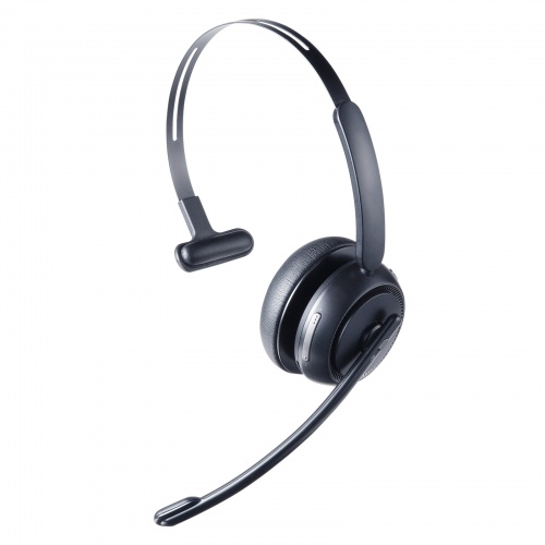 Bluetoothヘッドセット（片耳・充電クレードル付き・単一指向性・Windows・Mac・軽量・2.4G・無線・両耳対応・マルチペアリング・大型イヤーパッド・ブラック）