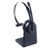 Bluetoothヘッドセット（片耳・充電クレードル付き・単一指向性・Windows・Mac・軽量・2.4G・無線・両耳対応・マルチペアリング・大型イヤーパッド・ブラック）