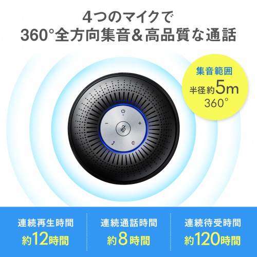 スピーカーフォン｜Bluetooth・高性能・会議・Zoom/Teams