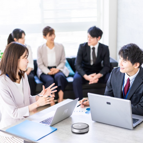 スピーカーフォン｜Bluetooth・USB・会議・全指向性マイク対応