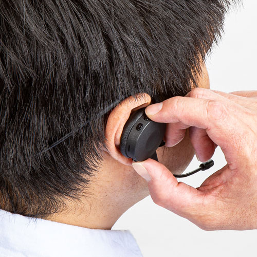Bluetoothヘッドセット（両耳・ヘッドバンドタイプ・外付けマイク付き） MM-BTSH63BK サンワサプライ