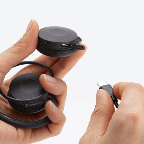 Bluetoothヘッドセット（両耳・ヘッドバンドタイプ・外付けマイク付き） MM-BTSH63BK サンワサプライ