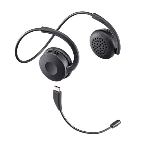 Bluetoothヘッドセット MM-BTSH02BK サンワダイレクト本店 サンワサプライ【オフィス・PC周辺通販】