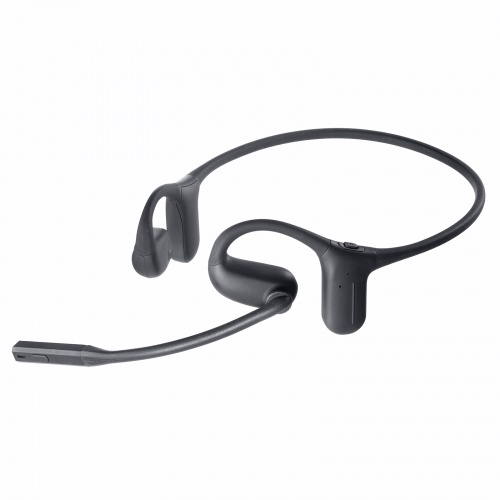 Bluetoothヘッドセット（オープンイヤー・有線対応・両耳・収納ポーチ付・単一指向性マイク・ENCノイズキャンセル・U0SB-C充電・無線）