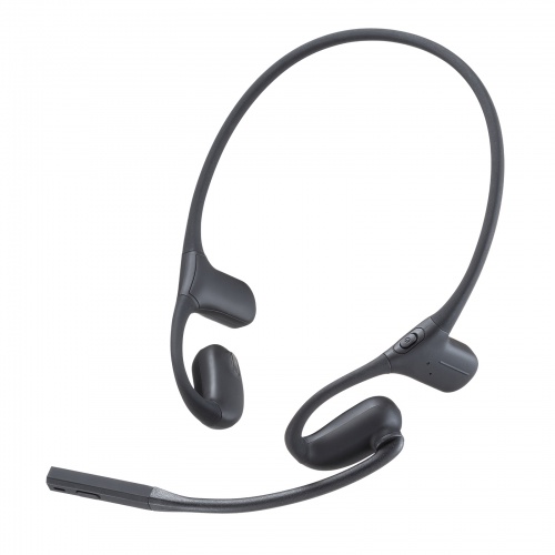 Bluetoothヘッドセット（オープンイヤー・有線対応・両耳・収納ポーチ付・単一指向性マイク・ENCノイズキャンセル・U0SB-C充電・無線）