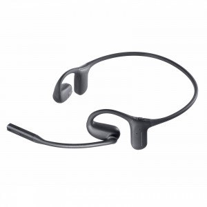 Bluetoothヘッドセット（オープンイヤー・有線対応・両耳・収納ポーチ付・単一指向性マイク・ENCノイズキャンセル・U0SB-C充電・無線）