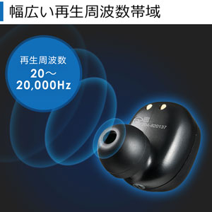 完全ワイヤレスイヤホン（（Bluetooth4.1・True Wireless・充電ケース）