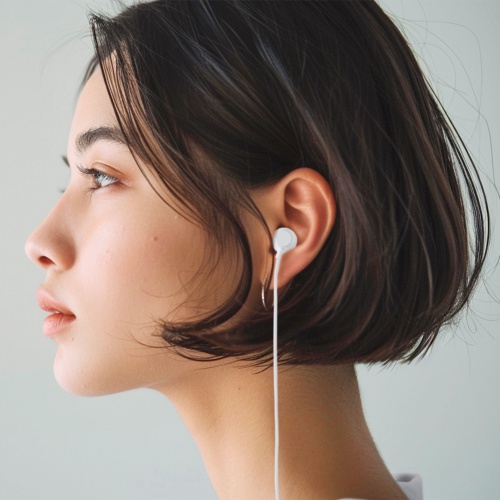 ステレオイヤホン（カナル型・3.5mmイヤホンジャック・ケーブル長1.2m・ホワイト）