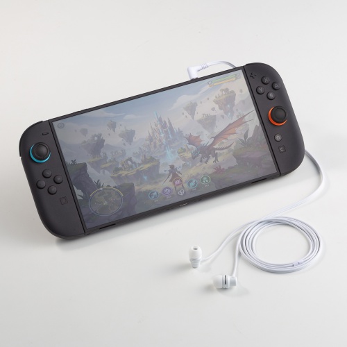 ステレオイヤホン（カナル型・3.5mmイヤホンジャック・ケーブル長1.2m・ホワイト）