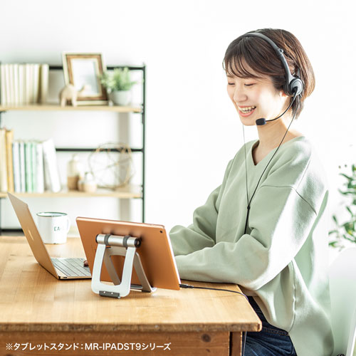 折り畳み式4極対応ヘッドセット