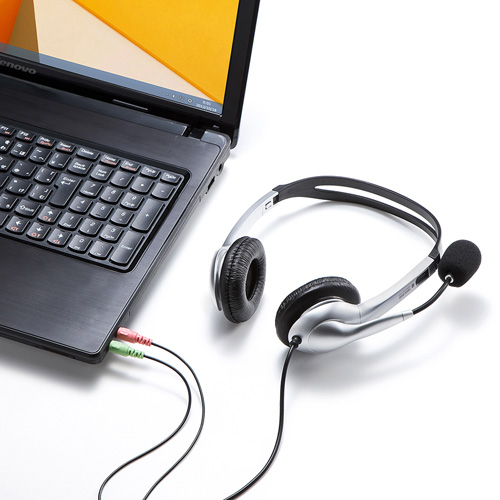 【アウトレット･訳あり・セール】PCヘッドセット（マルチメディア・ノイズキャンセルマイクタイプ・ダイナミック型・40mm） MM-HS507NCN サンワサプライ