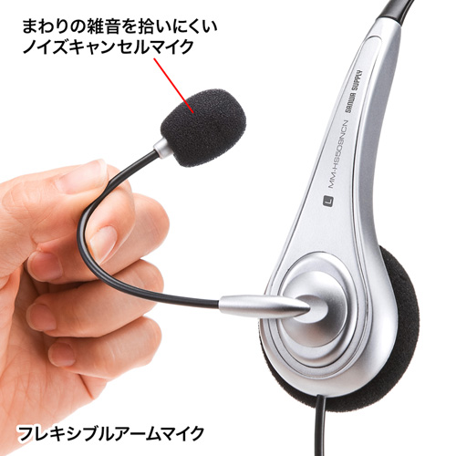 PCヘッドセット（マルチメディア・ノイズキャンセルマイク