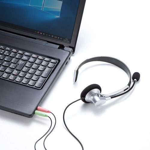 マルチメディアPCヘッドセット（交換用イヤーパッド付き） MM-HS519NCN サンワサプライ