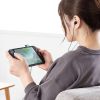 4極イヤホンマイク（3.5mmミニプラグ・音量調整付き・有線ステレオイヤホン・通話/会議/音楽用・1.2m・ブラック）
