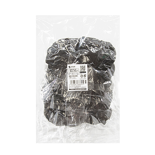 ヘッドホンイヤーパッドカバー（不織布・100枚・ブラック）