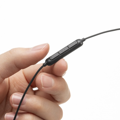 USB Type-Cイヤホンマイク（カナル型・マイク付きリモコン・アルミ製・スマホ・タブレット・ゲーム機・パソコン・ケーブル長約1.2m・ブラック）