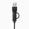 USBハンドセット（USB受話器・音量調節可能・Zoom・Microsoft Teams・Google Meet・Windows・Mac・軽量・ケーブル1.8ｍ・無（全）指向性）