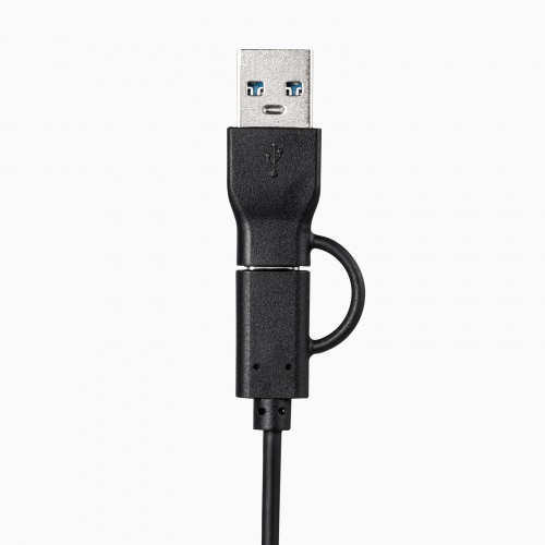 USBハンドセット（USB受話器・音量調節可能・Zoom・Microsoft Teams・Google Meet・Windows・Mac・軽量・ケーブル1.8ｍ・無（全）指向性）