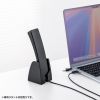 USBハンドセット（USB受話器・音量調節可能・Zoom・Microsoft Teams・Google Meet・Windows・Mac・軽量・ケーブル1.8ｍ・無（全）指向性）