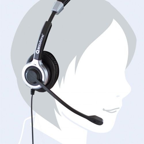 USBヘッドセット（ノイズキャンセリングマイク付き・片耳タイプ）