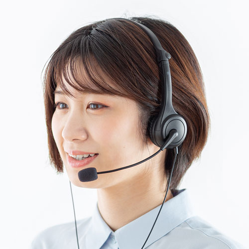 折り畳み式USBヘッドセット