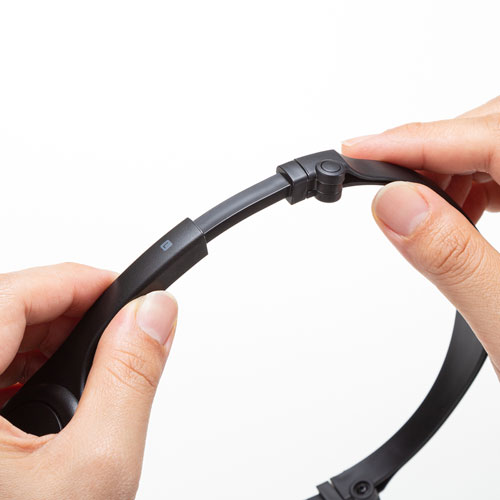 折り畳み式USBヘッドセット