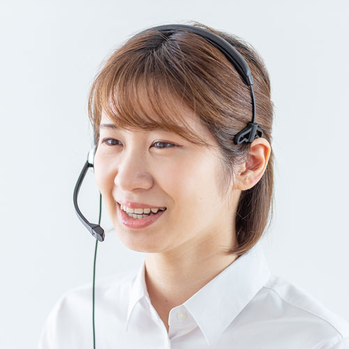 USBヘッドセット（片耳・オーバーヘッド）