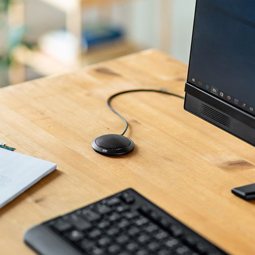 PCマイク（3.5mm・無指向性・全指向性・Web会議・小型・Skype・Zoom・Teams）MM-MC23 サンワサプライ